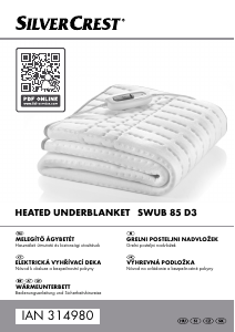 Manual SilverCrest IAN 314980 Cobertor eléctrico