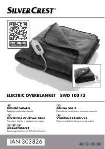 Priročnik SilverCrest SWD 100 F3 Električna odeja