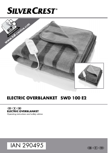 Handleiding SilverCrest SWD 100 E2 Elektrische deken