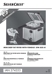 Manual SilverCrest SFM 850 A1 Deep Fryer
