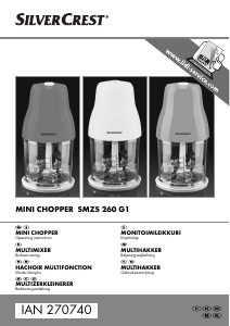 Brugsanvisning SilverCrest IAN 270740 Minihakker