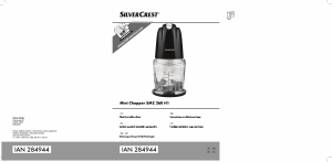 Vadovas SilverCrest SMZ 260 H1 Smulkintuvas