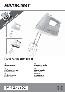 Handleiding SilverCrest IAN 278962 Handmixer