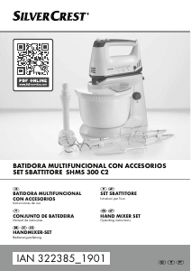 Manual de uso SilverCrest SHMS 300 C2 Batidora de varillas