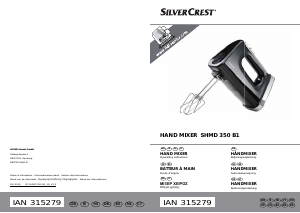 Manual SilverCrest SHMD 350 B1 Hand Mixer
