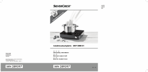 Manuale SilverCrest SIKP 2000 D1 Piano cottura