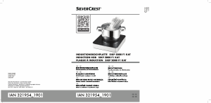 Handleiding SilverCrest SIKP 2000 F1 KAT Kookplaat