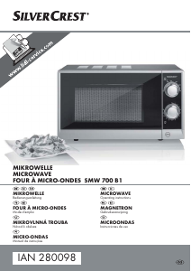 Manual SilverCrest IAN 280098 Microwave