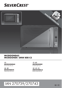 Manual SilverCrest IAN 270739 Microwave