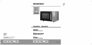 Manual SilverCrest SMW 800 E2 Microwave