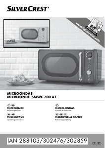 Manual SilverCrest SMWC 700 A1 Microwave