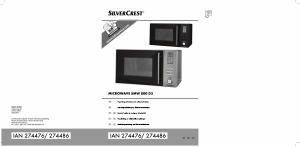 Manual SilverCrest SMW 800 D3 Microwave