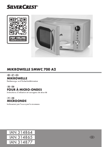 Bedienungsanleitung SilverCrest SMWC 700 A2 Mikrowelle