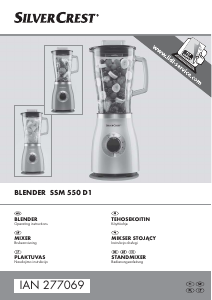 Instrukcja SilverCrest IAN 277069 Blender