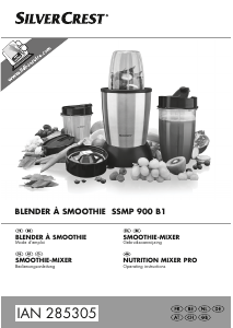 Mode d’emploi SilverCrest SSMP 900 B1 Blender