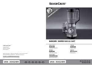 Mode d’emploi SilverCrest IAN 300289 Blender