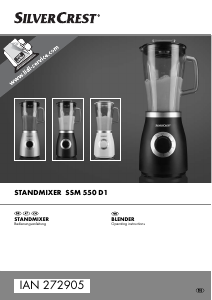 Handleiding SilverCrest IAN 272905 Blender