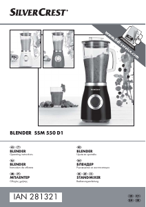 Manual SilverCrest IAN 281321 Blender