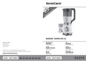 Mode d’emploi SilverCrest SSDMD 600 A1 Blender