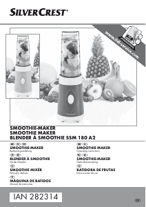 Mode d’emploi SilverCrest SSM 180 A2 Blender