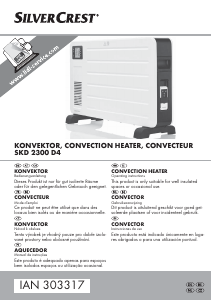 Manual SilverCrest SKD 2300 D4 Aquecedor