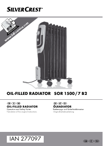 Bedienungsanleitung SilverCrest SOR 1500/7 B2 Heizgerät