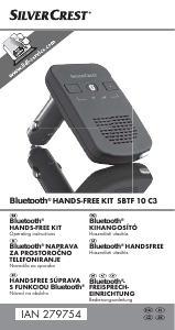 Manual SilverCrest SBTF 10 C3 Car Kit