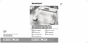 Manual de uso SilverCrest SPWE 180 A1 Báscula