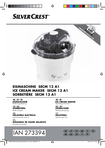 Manual de uso SilverCrest IAN 273394 Máquina de helados