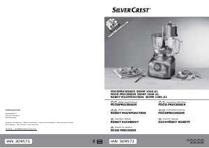 Manual SilverCrest SKMM 1000 A1 Food Processor