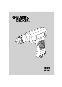 Manual de uso Black and Decker KC9049 Atornillador taladrador