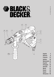 Manual Black and Decker KR85K Berbequim de percussão