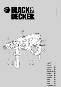 Manuale Black and Decker KR999CK Trapano a percussione