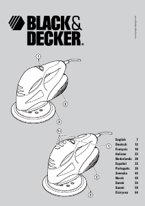 Bruksanvisning Black and Decker KA260GT Excenterslip