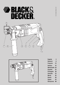 Brugsanvisning Black and Decker KD970KA Borehammer