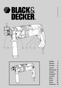 Manual Black and Decker KD980KA Martelo perfurador