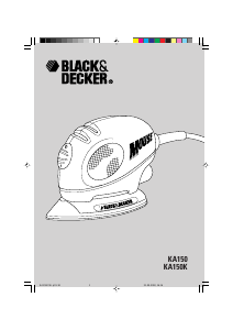 Käyttöohje Black and Decker KA150K Kärkihiomakone