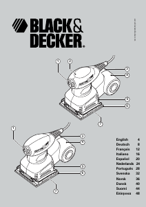 Bedienungsanleitung Black and Decker KA171 Schwingschleifer