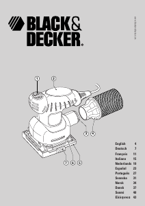 Käyttöohje Black and Decker KA170GT Tasohiomakone