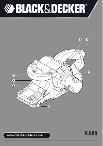 Manual Black and Decker KA88 Lixadeira de rolos