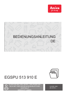 Bedienungsanleitung Amica EGSPU 513 910 E Geschirrspüler