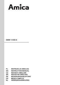 Manual Amica EMW 13185 E Microwave