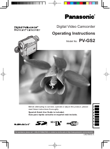 Manual Panasonic PV-GS2 Camcorder