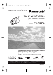 Handleiding Panasonic PV-GS400 Camcorder