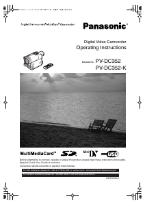 Mode d’emploi Panasonic PV-DC352K Caméscope