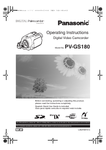 Handleiding Panasonic PV-GS180 Camcorder