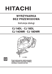 Instrukcja Hitachi CJ 18DL Wyrzynarka