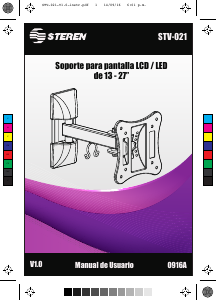 Manual de uso Steren STV-021 Soporte de pared