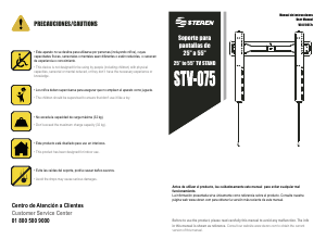 Manual de uso Steren STV-075 Soporte de pared