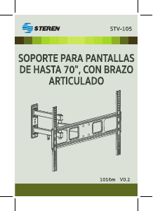 Manual de uso Steren STV-105 Soporte de pared